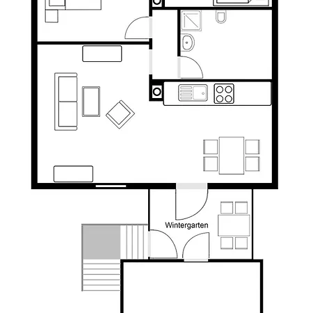 Mit Wintergarten Apartment *